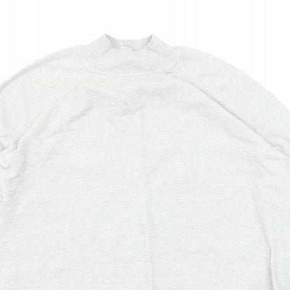 Womens UK Size S Oasis Grey Pullover Jumper
