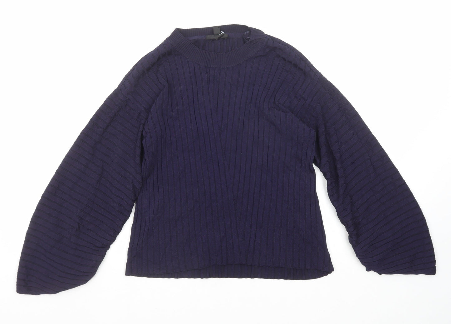 Womens UK Size 10 Topshop Blue Pullover Jumper