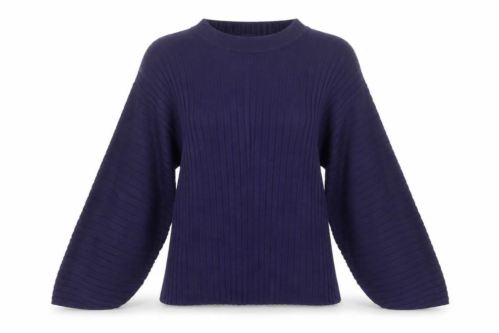 Womens UK Size 10 Topshop Blue Pullover Jumper