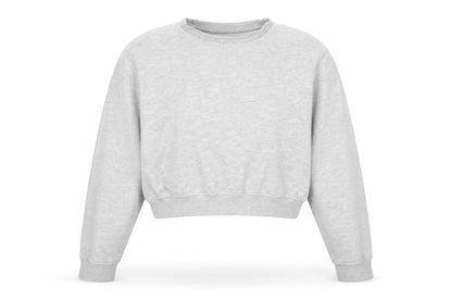 Fluid Womens Grey Cotton Pullover Sweatshirt Size 10 Pullover