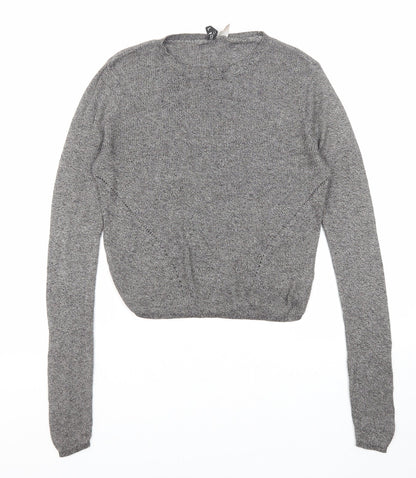 Womens UK Size L Divided by H&M Black Pullover Jumper