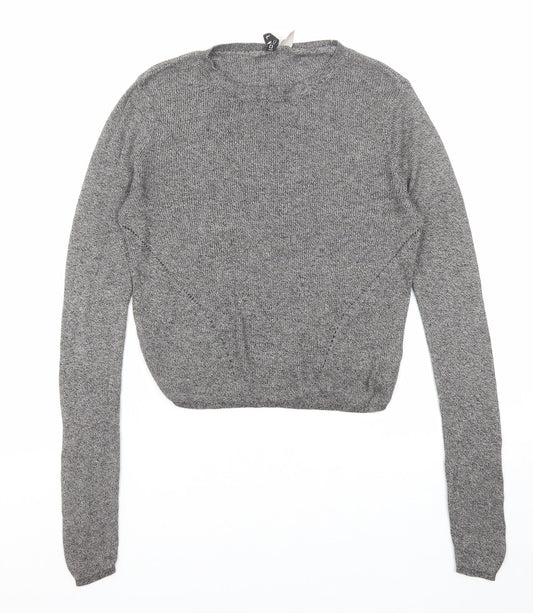 Womens UK Size L Divided by H&M Black Pullover Jumper