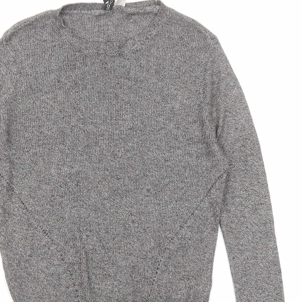 Womens UK Size L Divided by H&M Black Pullover Jumper