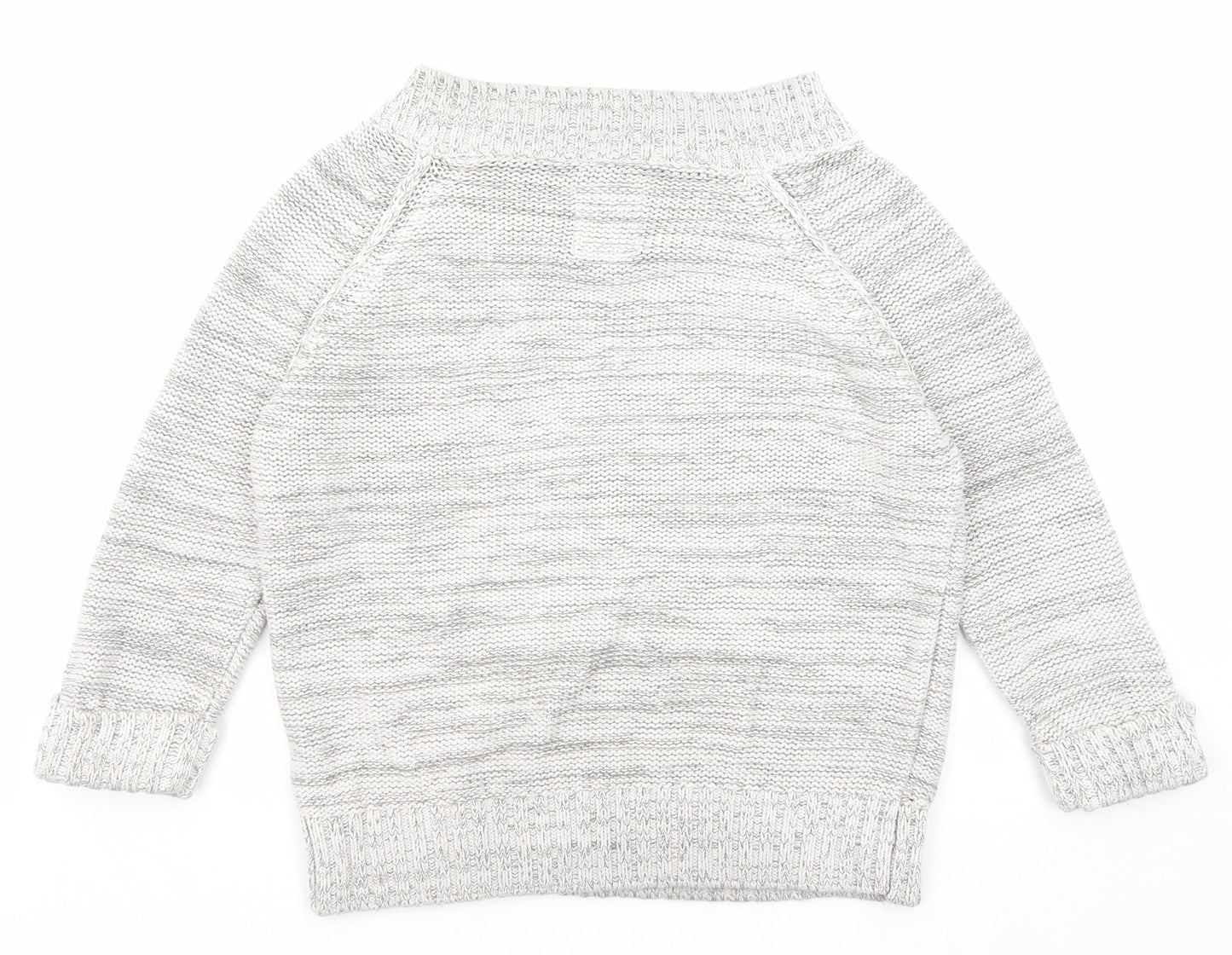 Womens UK Size 10 Debenhams Grey Pullover Jumper