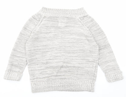 Womens UK Size 10 Debenhams Grey Pullover Jumper