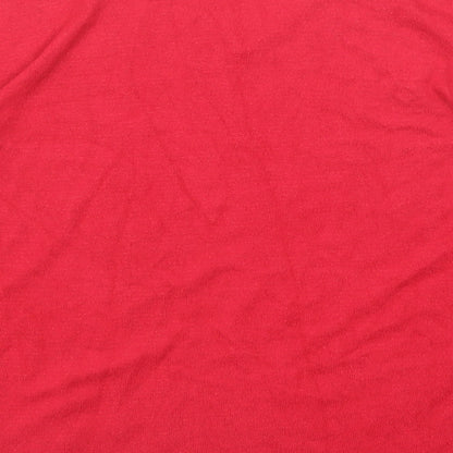 Womens UK Size 10 Marks and Spencer Red Pullover Jumper
