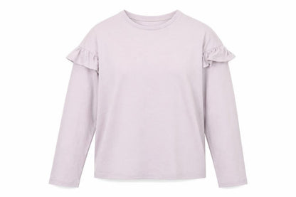 Womens UK Size 6 New Look Purple Basic T-Shirt