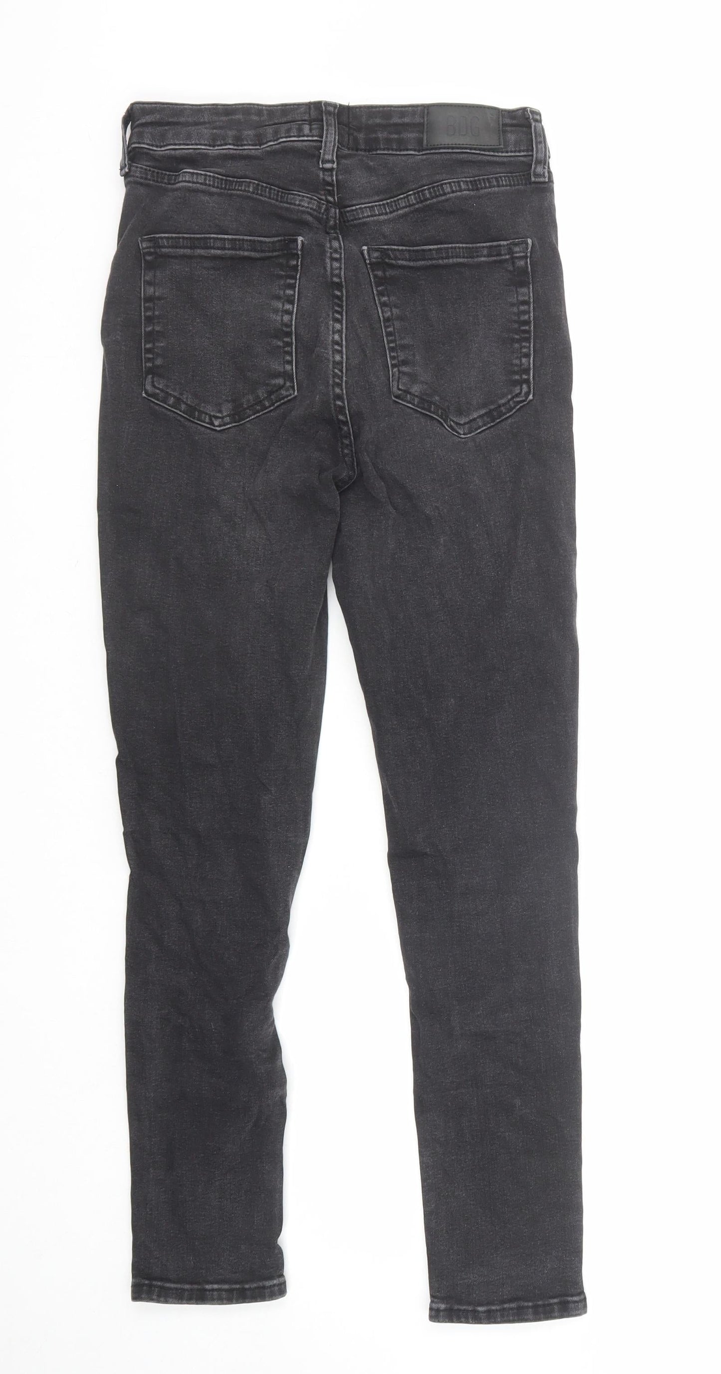 BDG Womens Black Cotton Skinny Jeans Size 26 in L30 in Regular Zip