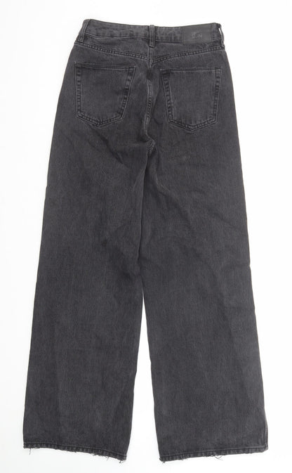 BDG Womens Grey Cotton Straight Jeans Size 26 in L32 in Regular Zip