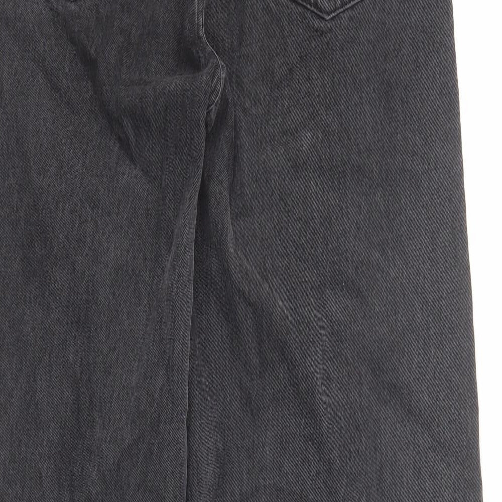 BDG Womens Grey Cotton Straight Jeans Size 26 in L32 in Regular Zip