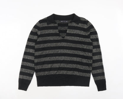 Womens UK Size M Marks and Spencer Black Pullover Jumper