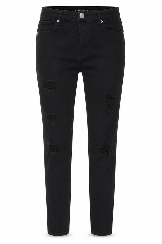 Womens UK Size 12 Boohoo Regular Fit Skinny Black Jeans