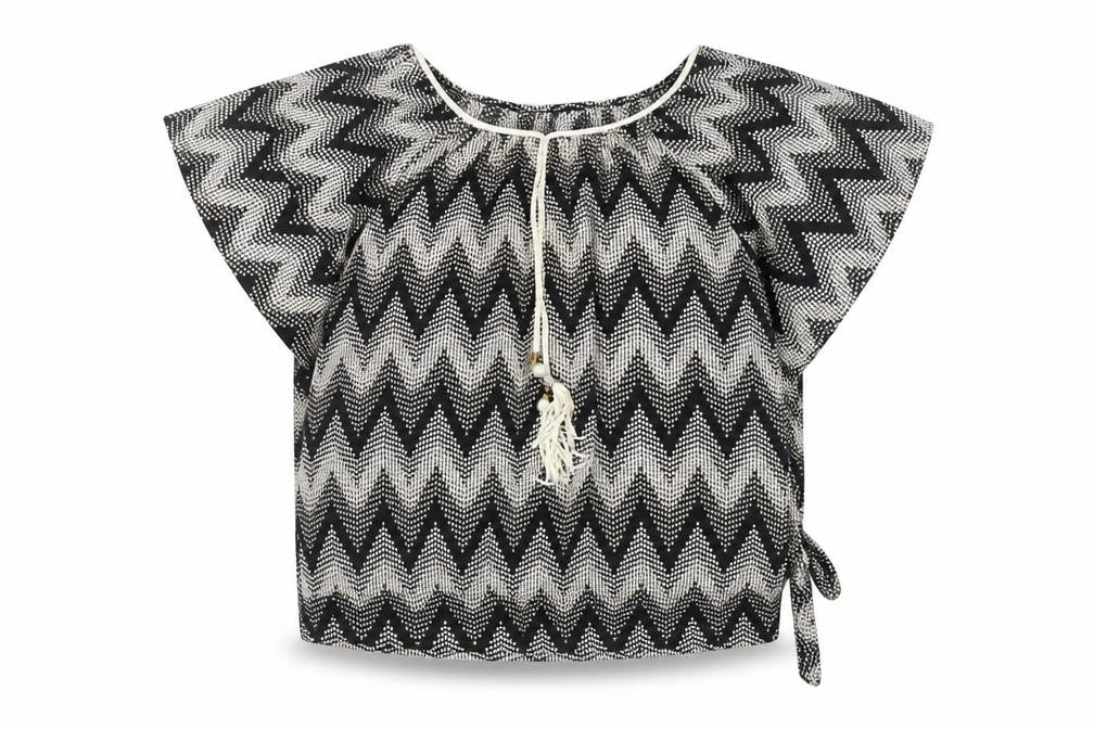 Womens UK Size S Blue vanilla Black Basic Blouse