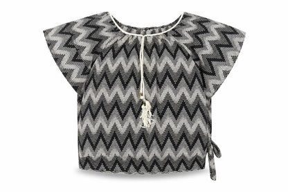 Womens UK Size S Blue vanilla Black Basic Blouse