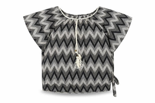Womens UK Size S Blue vanilla Black Basic Blouse