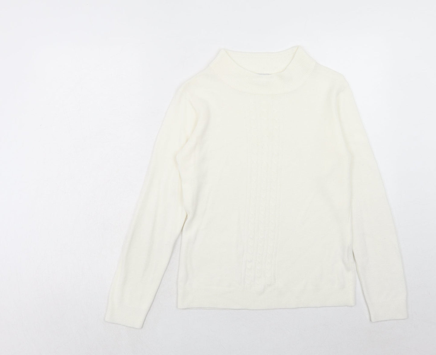 Womens UK Size 8 NEXT Ivory Pullover Jumper