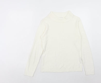 Womens UK Size 8 NEXT Ivory Pullover Jumper