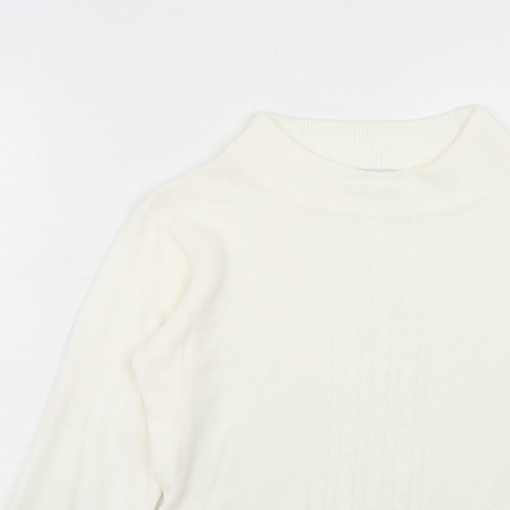 Womens UK Size 8 NEXT Ivory Pullover Jumper