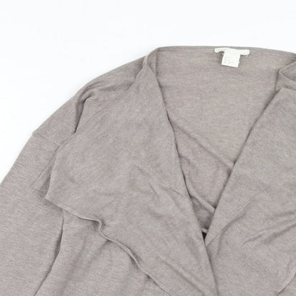Womens UK Size S H&M Brown Cardigan Jumper