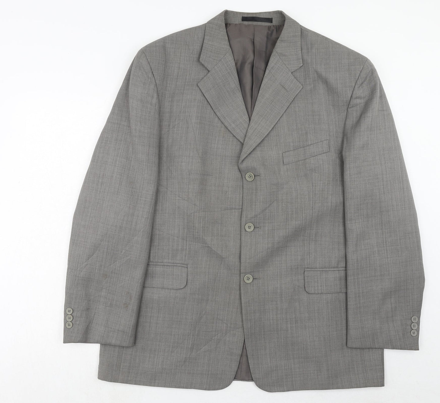 Mens UK Size 44 Zantos Regular Grey Suit Jacket