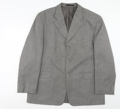 Mens UK Size 44 Zantos Regular Grey Suit Jacket