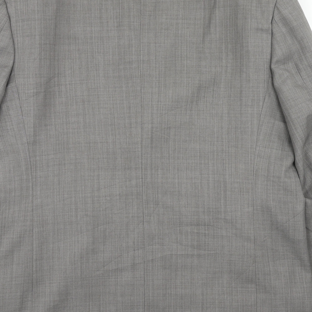 Mens UK Size 44 Zantos Regular Grey Suit Jacket