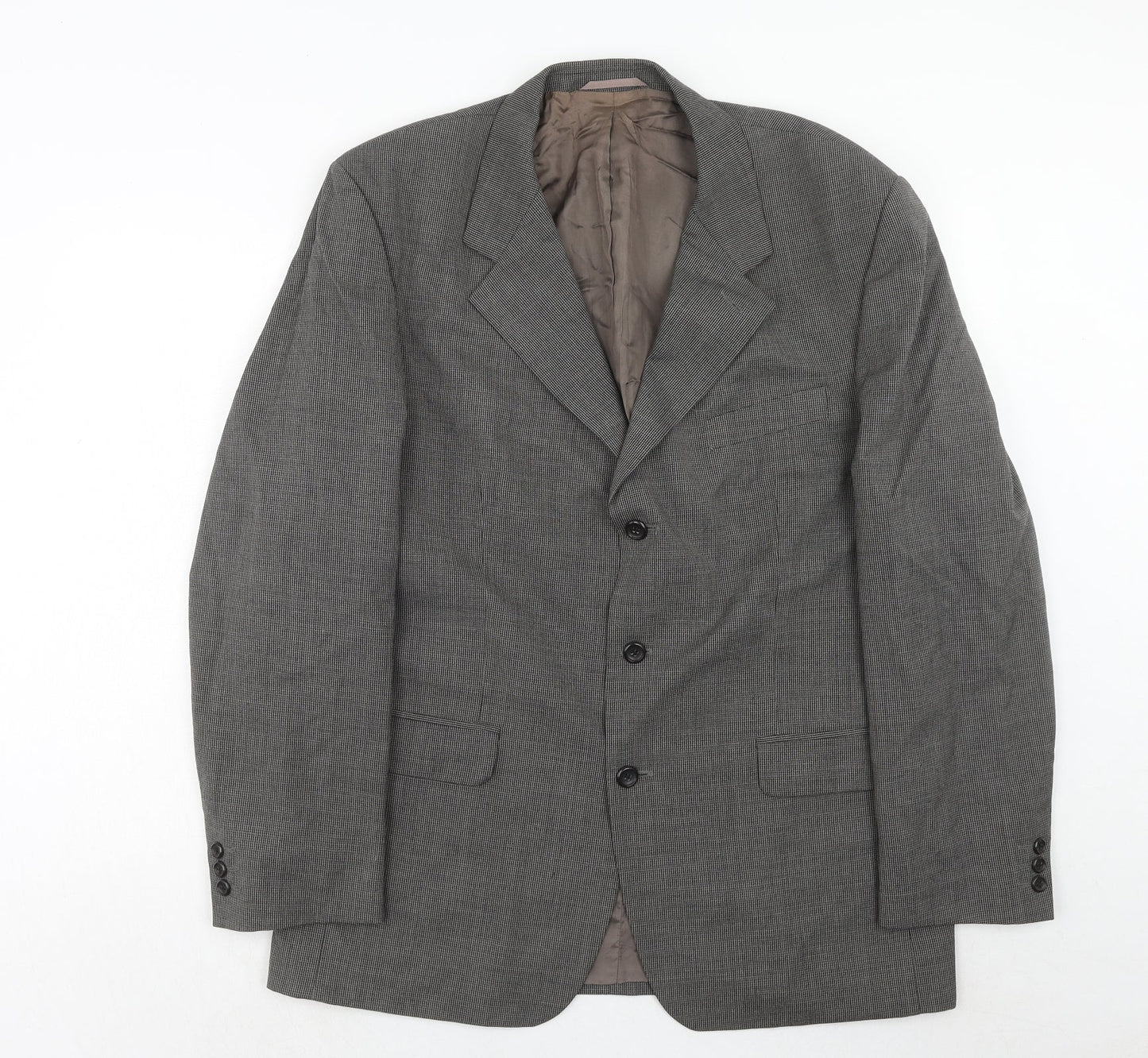 Mens UK Size 44 Burton Regular Grey Suit Jacket
