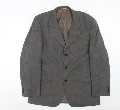 Mens UK Size 44 Burton Regular Grey Suit Jacket