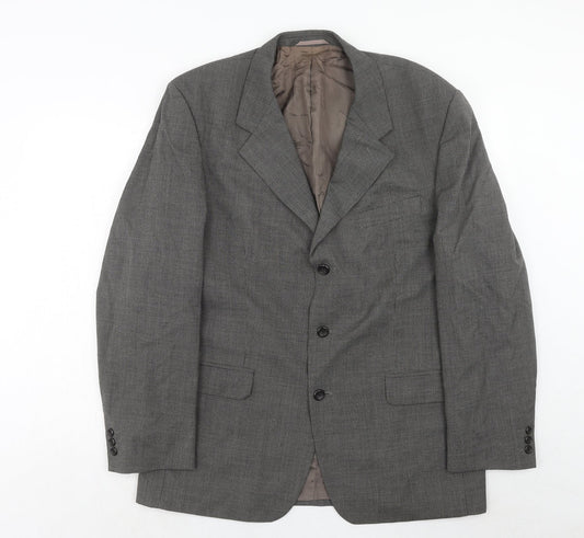 Mens UK Size 44 Burton Regular Grey Suit Jacket