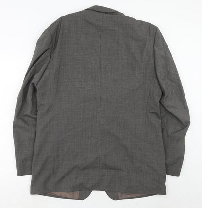 Mens UK Size 44 Burton Regular Grey Suit Jacket