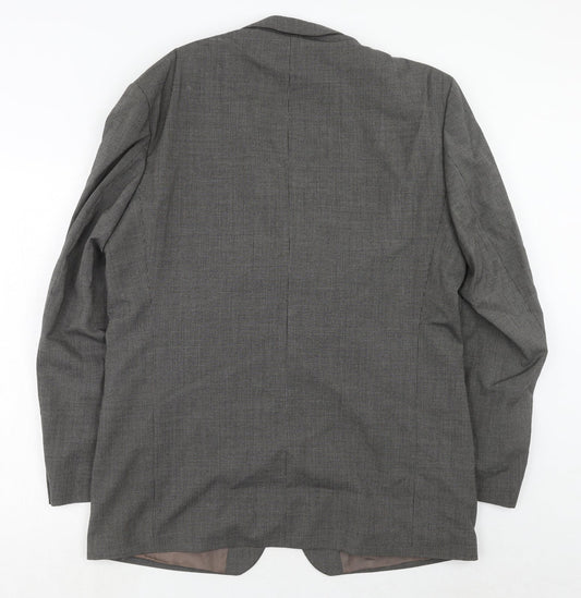 Mens UK Size 44 Burton Regular Grey Suit Jacket