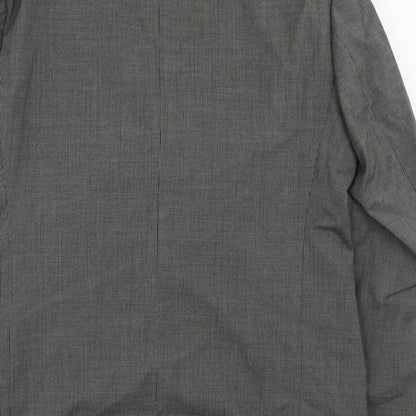 Mens UK Size 44 Burton Regular Grey Suit Jacket