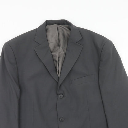 Mens UK Size 42 Marks and Spencer Regular Grey Suit Jacket