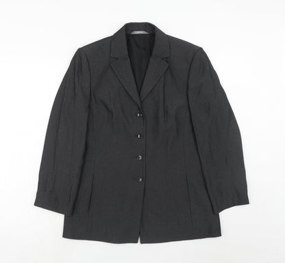 Womens UK Size 12 Libra Regular Black Suit Jacket