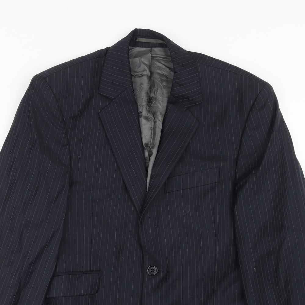 Mens UK Size 38 John Lewis Regular Blue Suit Jacket