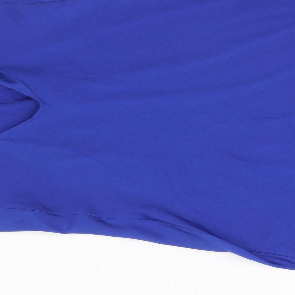 Marks and Spencer Womens Blue Polyester Mini Size 6 Round Neck Pullover