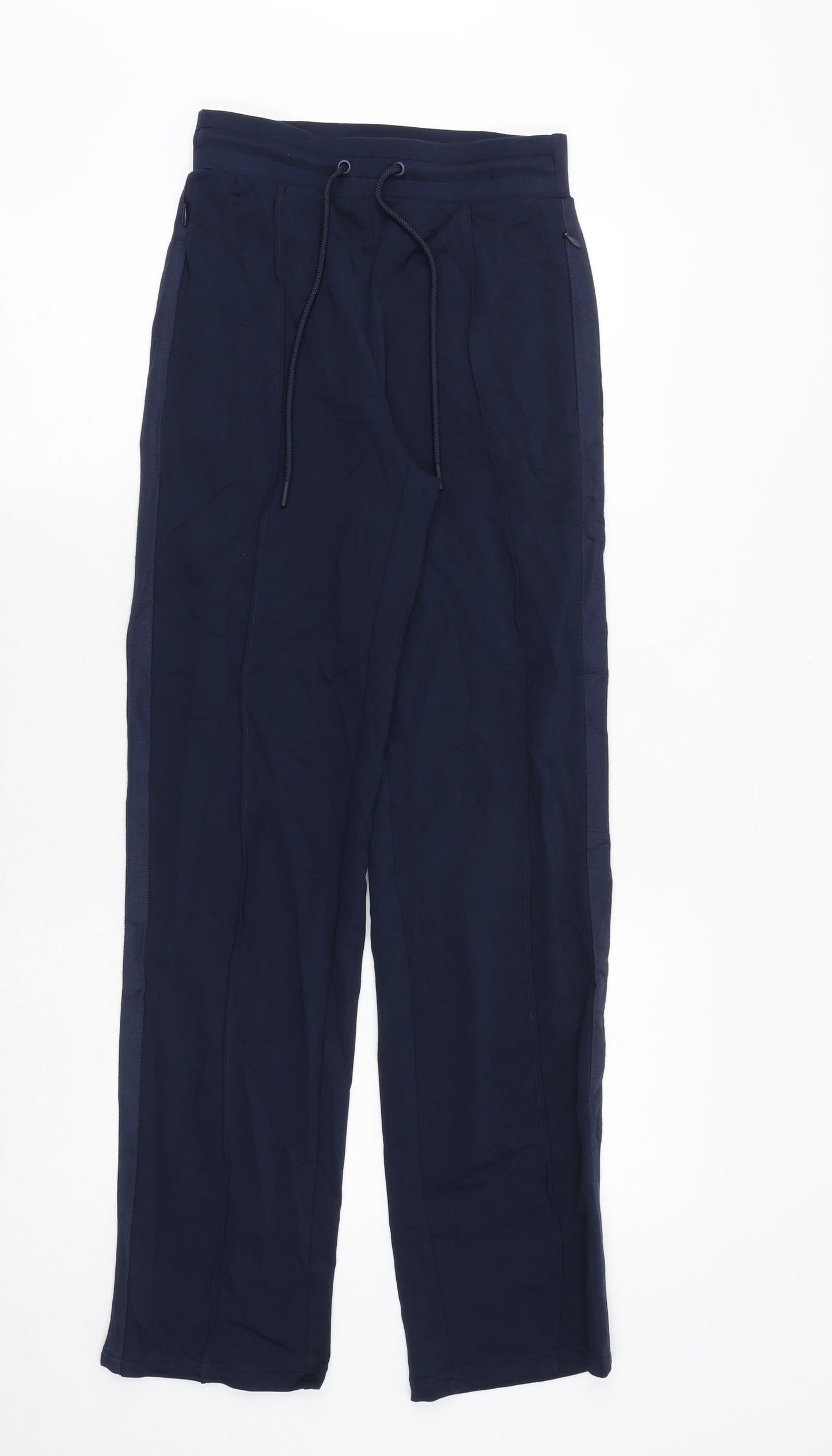Womens UK Size 6 Marks and Spencer Regular Fit  Blue Trousers
