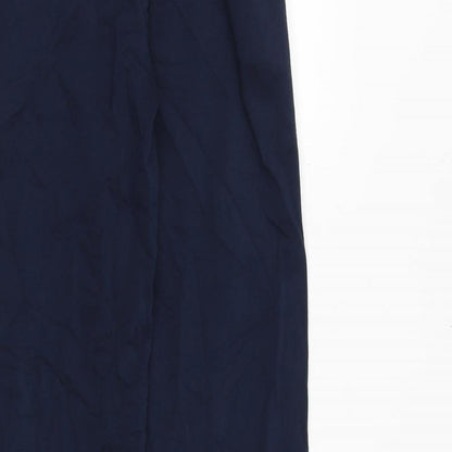 Womens UK Size 6 Marks and Spencer Regular Fit  Blue Trousers