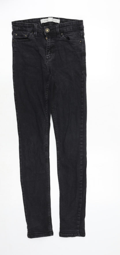 Mens UK Size 28 in NL Denim Slim Fit Skinny Black Jeans