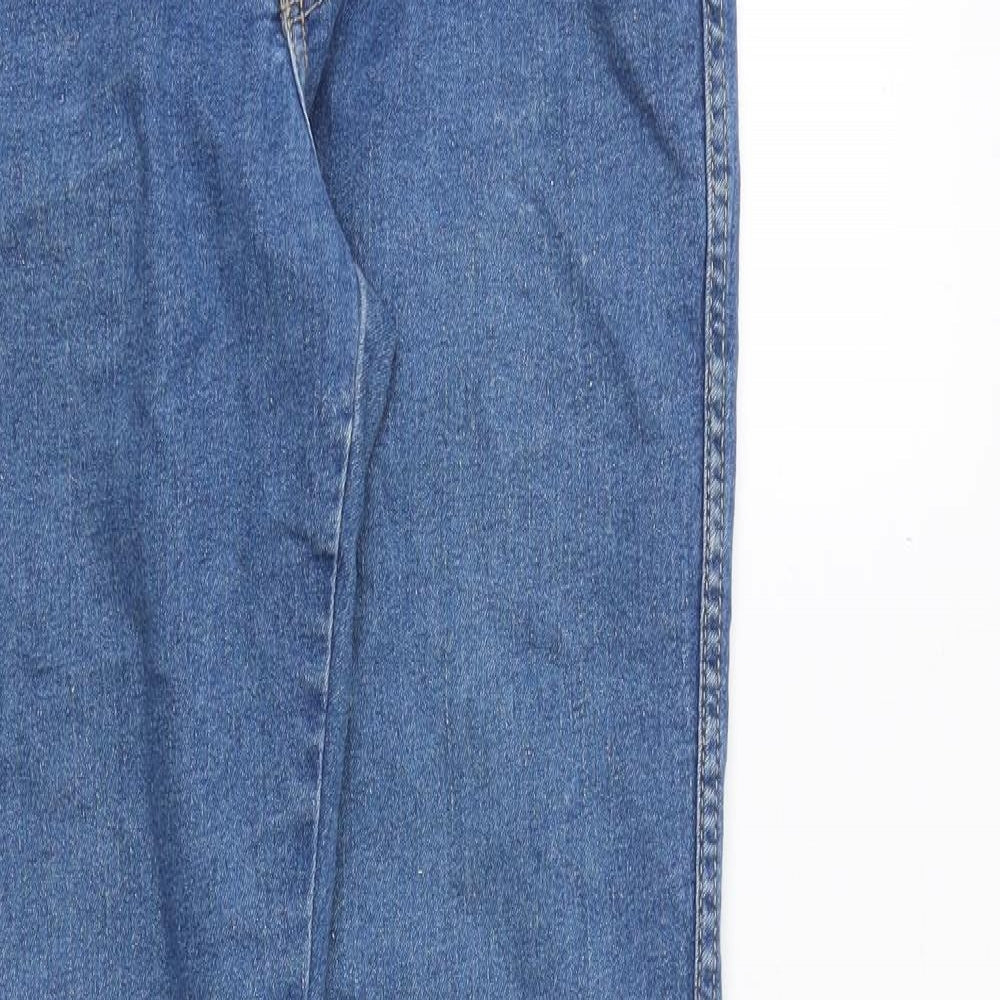 H&M Mens Blue Cotton Skinny Jeans Size 28 in Regular Zip