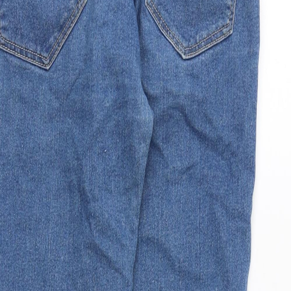 H&M Mens Blue Cotton Skinny Jeans Size 28 in Regular Zip