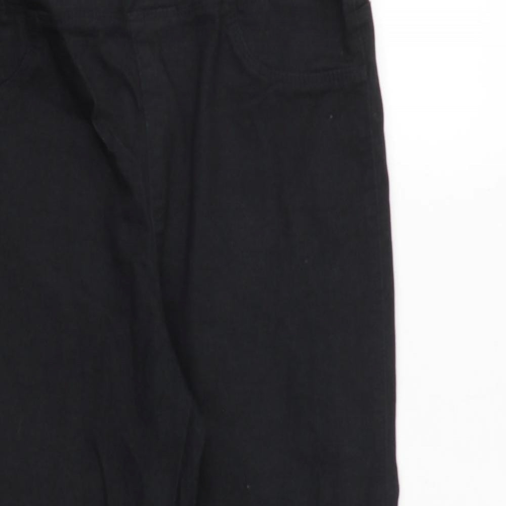Womens UK Size 32 in Uniqlo Regular Fit  Black Trousers