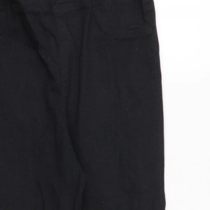 Womens UK Size 32 in Uniqlo Regular Fit  Black Trousers