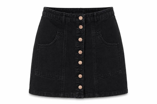 Womens UK Size 10 Stradivarius A-Line Denim Skirt