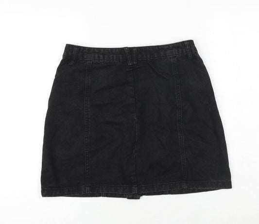 Womens UK Size 10 Stradivarius A-Line Denim Skirt