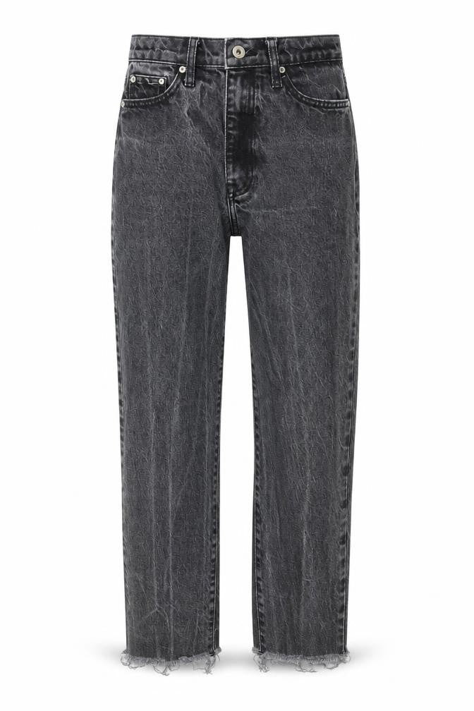 Womens UK Size 6 River Island Regular Fit Straight Grey Jeans