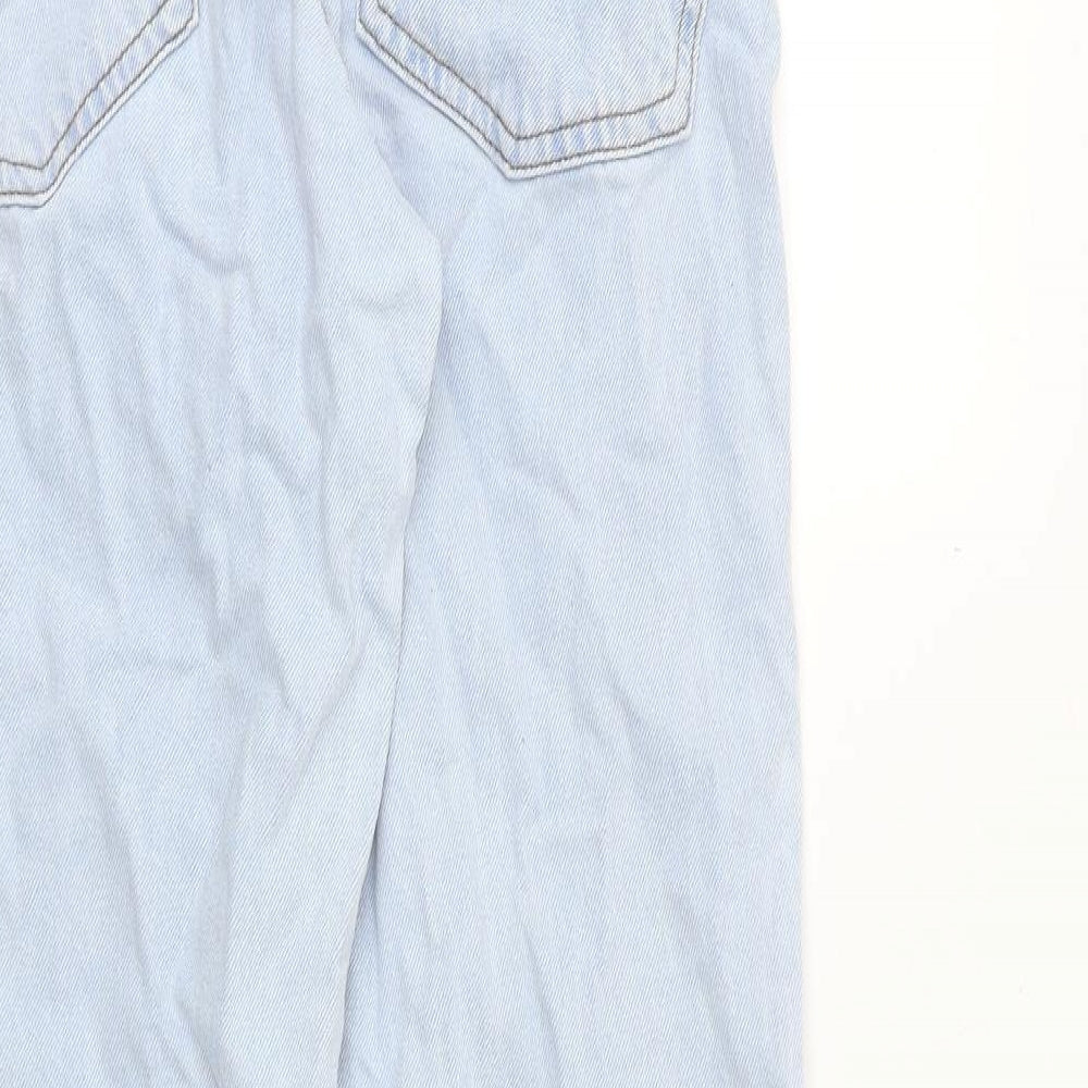 ASOS Womens Blue Cotton Skinny Jeans Size 31 in Regular Zip