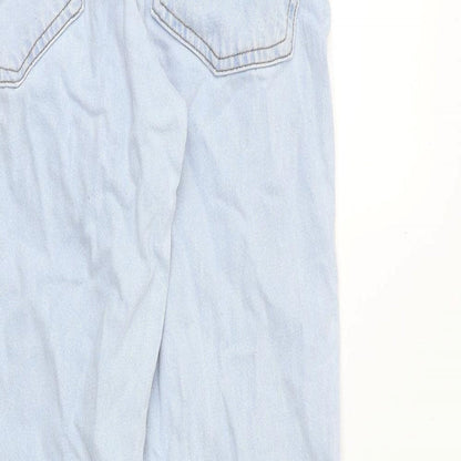 ASOS Womens Blue Cotton Skinny Jeans Size 31 in Regular Zip