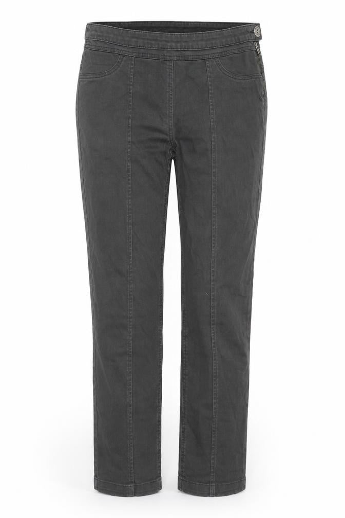 Womens UK Size 12 River Island Regular Fit Straight Grey Jeans