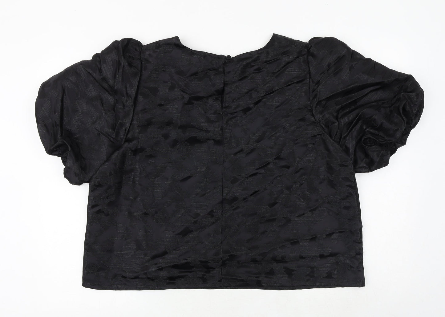 Womens UK Size 18 Marks and Spencer Black Basic Blouse